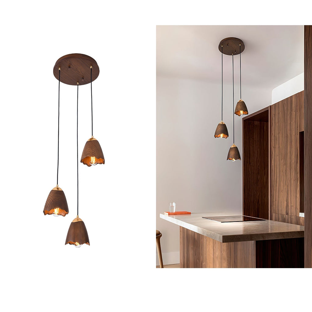 Maellyn Wood Pendant Light-Moonnatur