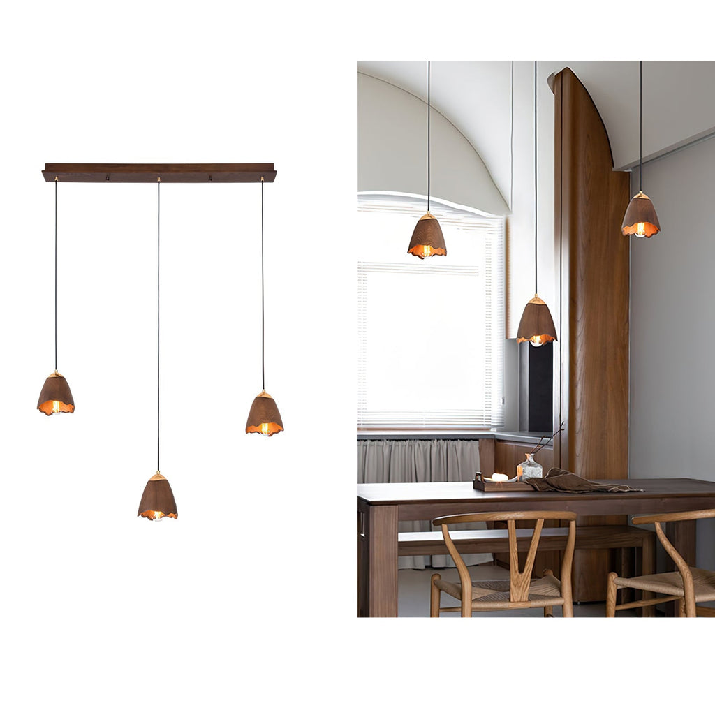 Maellyn Wood Pendant Light-Moonnatur