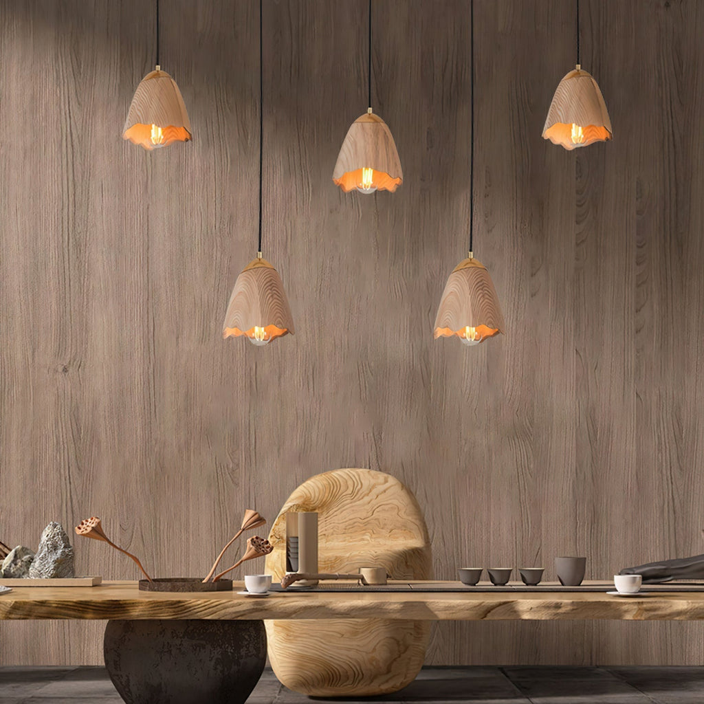 Maellyn Wood Pendant Light-Moonnatur