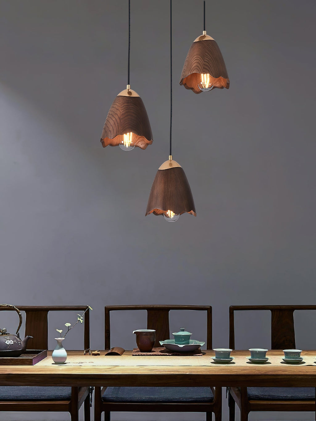 Maellyn Wood Pendant Light-Moonnatur