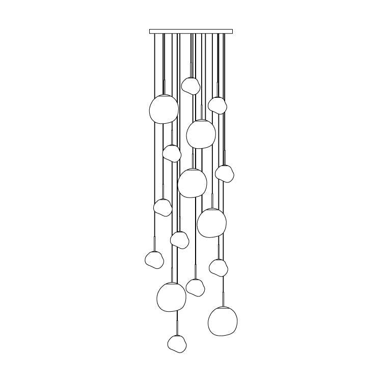Caeloria Plastic Pendant Light-Moonnatur