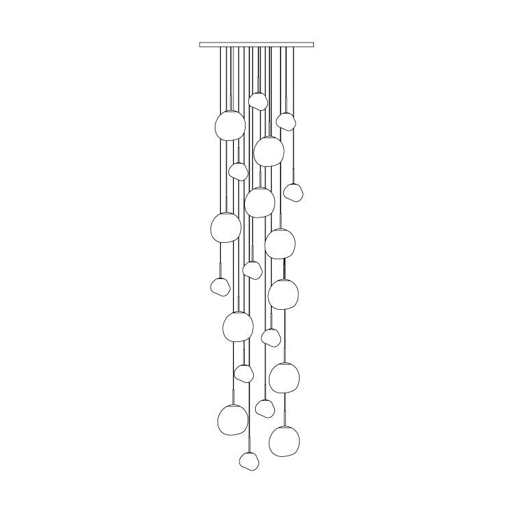 Caeloria Plastic Pendant Light-Moonnatur