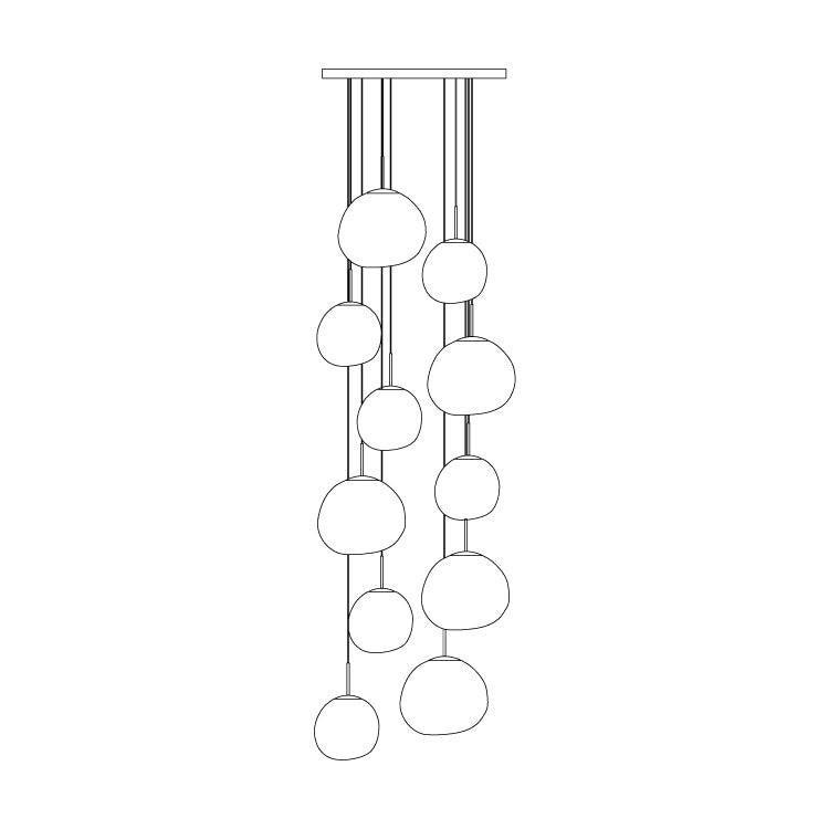 Caeloria Plastic Pendant Light-Moonnatur