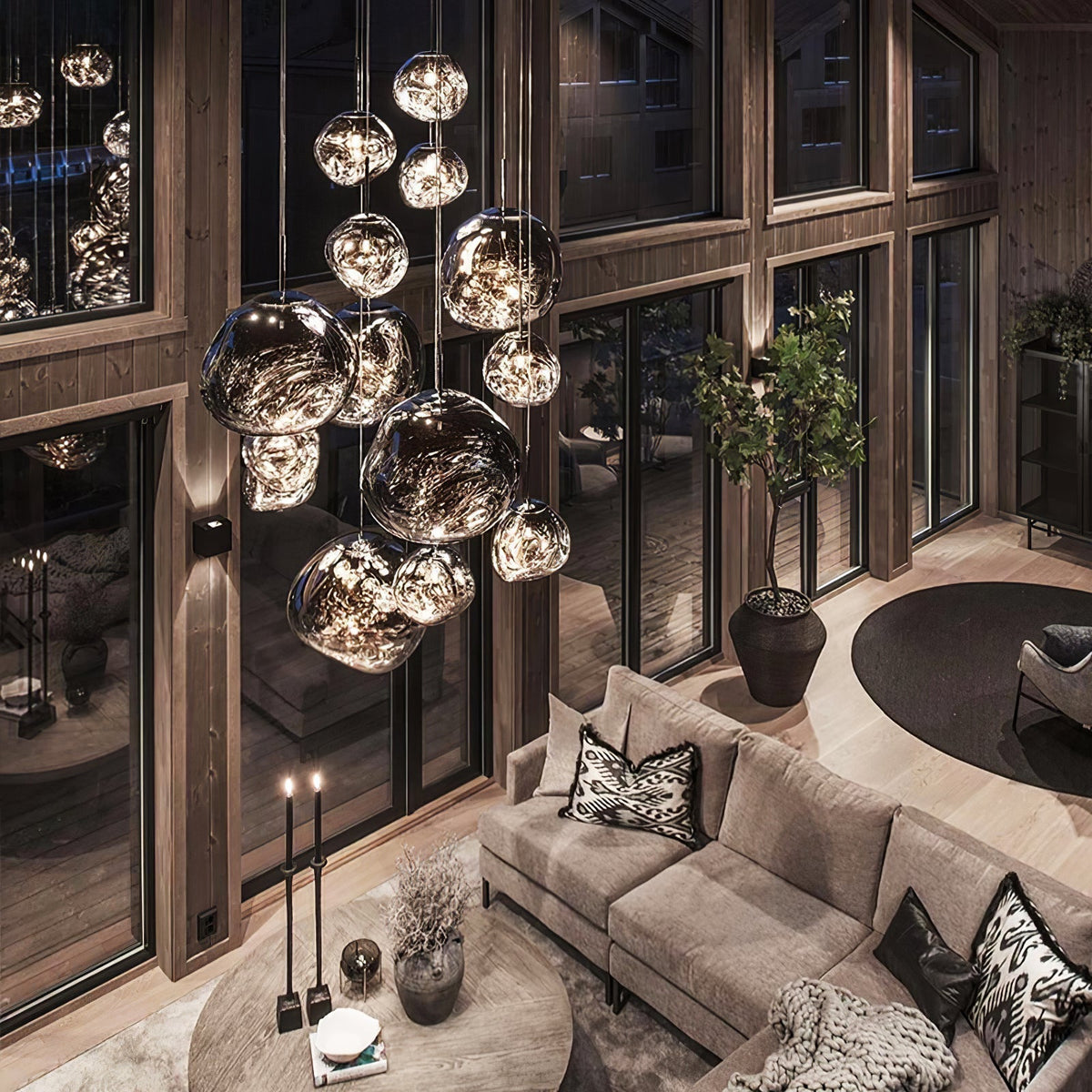 Caeloria Plastic Pendant Light-Moonnatur