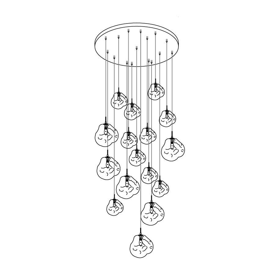 Caeloria Plastic Pendant Light-Moonnatur