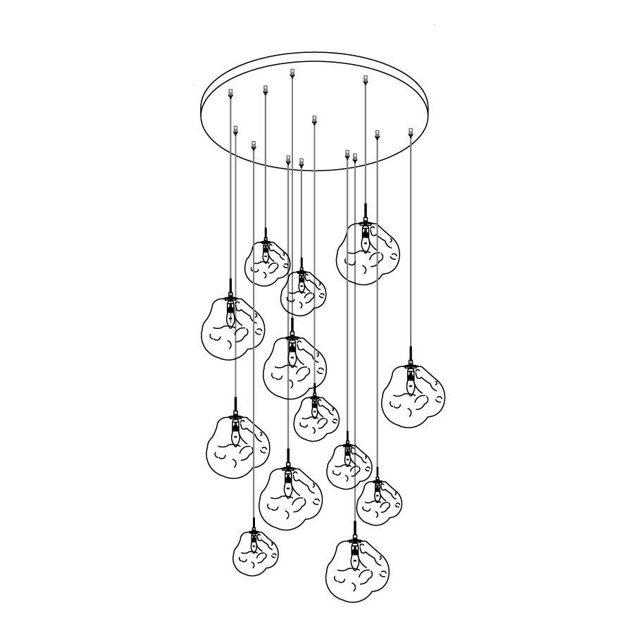Caeloria Plastic Pendant Light-Moonnatur