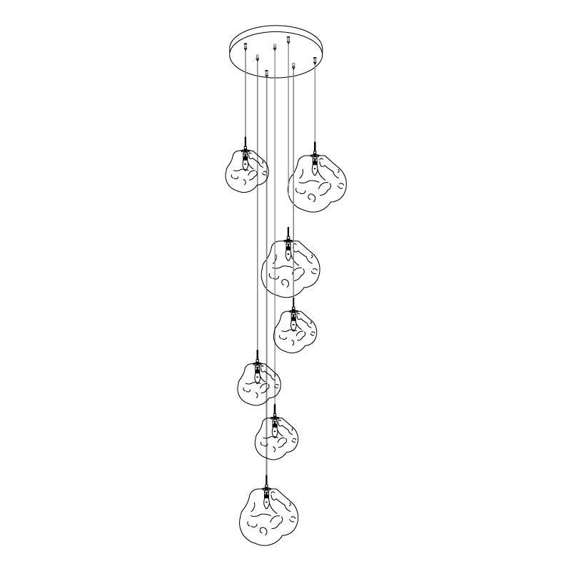 Caeloria Plastic Pendant Light-Moonnatur