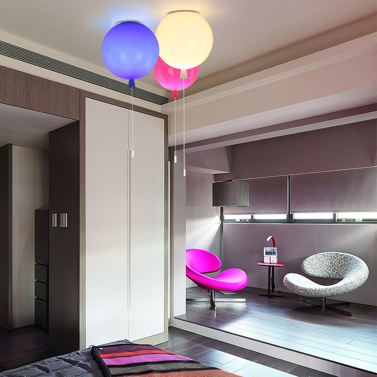 Kavina Plastic Pendant Light-Moonnatur