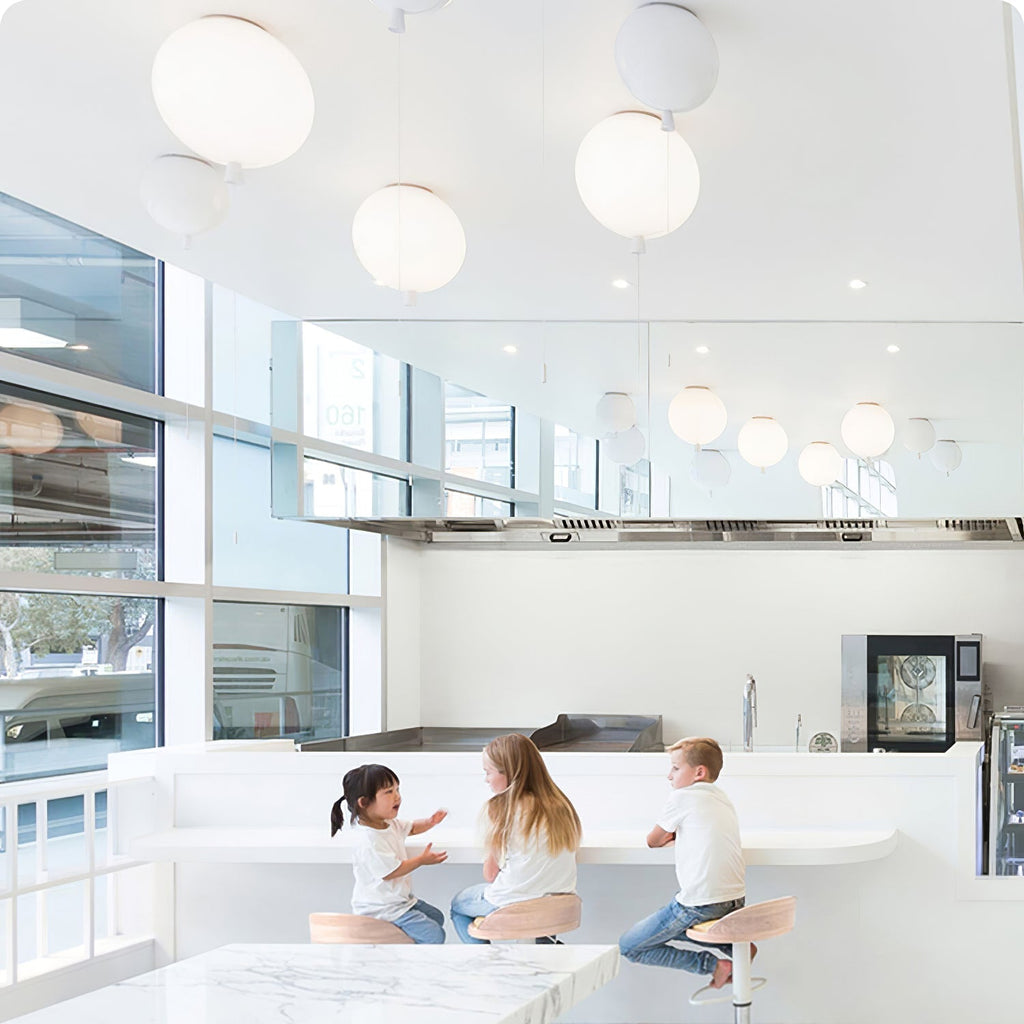 Kavina Plastic Pendant Light-Moonnatur