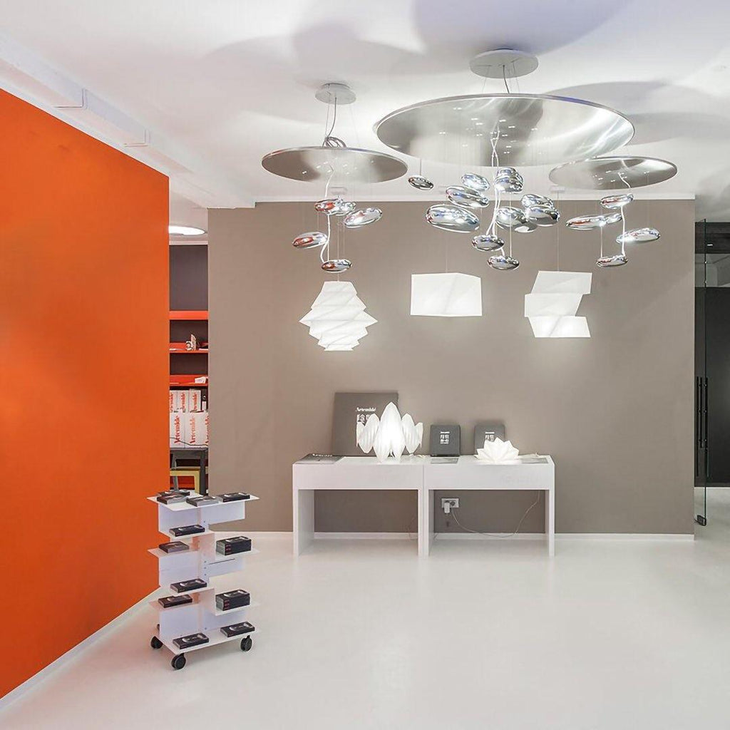 Garrowis Aluminium Chandelier-Moonnatur