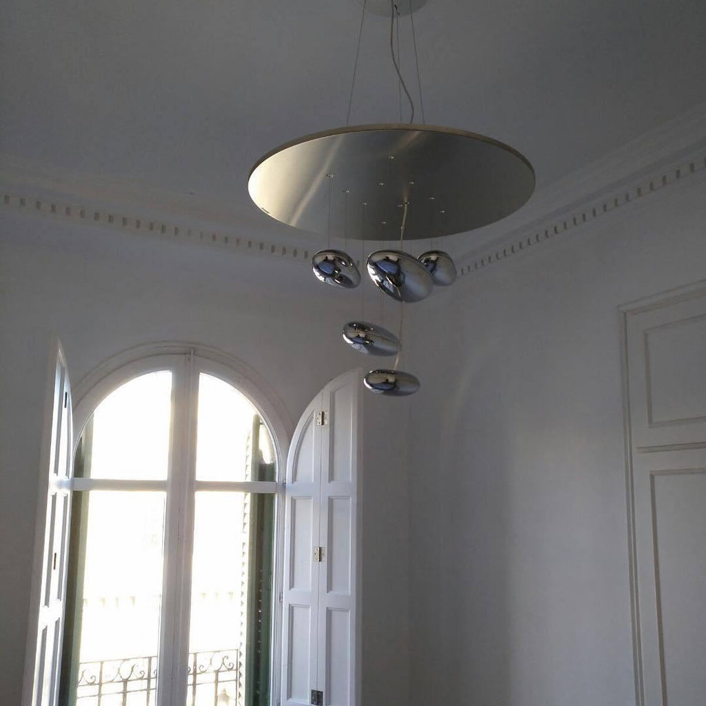 Garrowis Aluminium Chandelier-Moonnatur