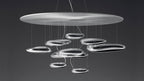 Garrowis Aluminium Chandelier-Moonnatur