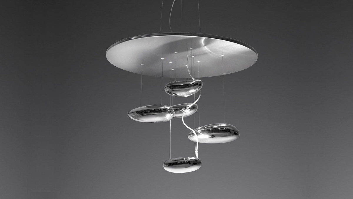 Garrowis Aluminium Chandelier-Moonnatur
