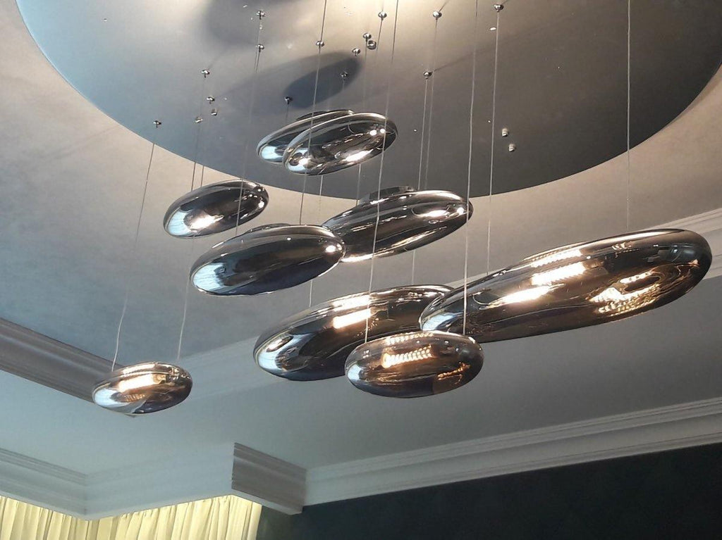 Garrowis Aluminium Chandelier-Moonnatur