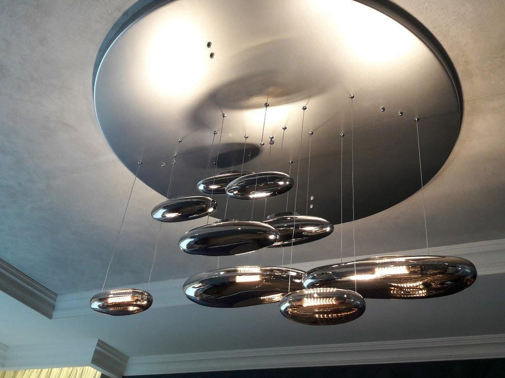 Garrowis Aluminium Chandelier-Moonnatur