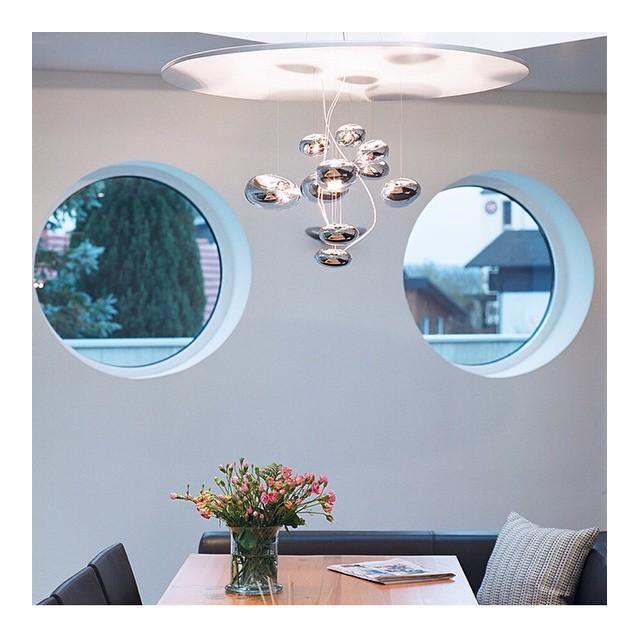 Garrowis Aluminium Chandelier-Moonnatur