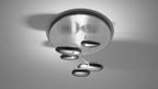 Jorrenenna Aluminium Ceiling Light-Moonnatur