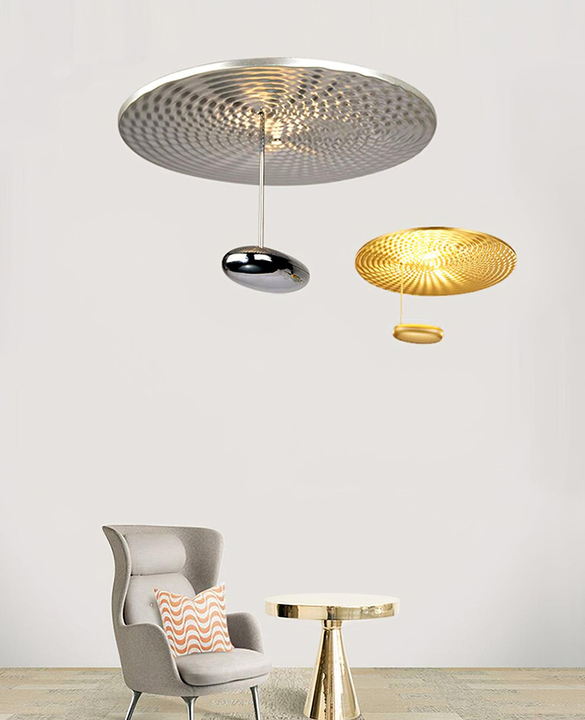 Delmora Acrylic Ceiling Light-Moonnatur