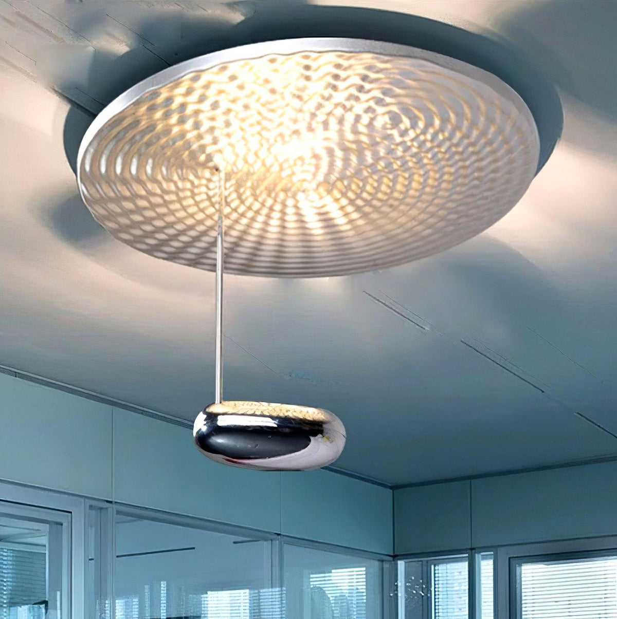 Delmora Acrylic Ceiling Light-Moonnatur