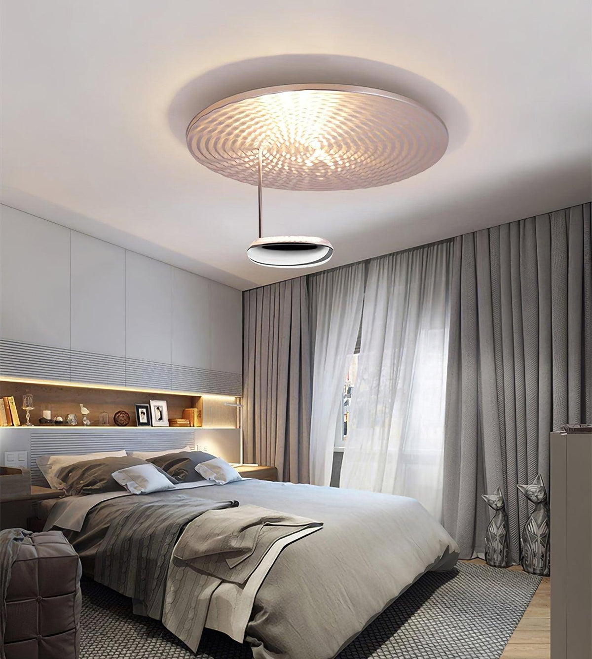 Delmora Acrylic Ceiling Light-Moonnatur