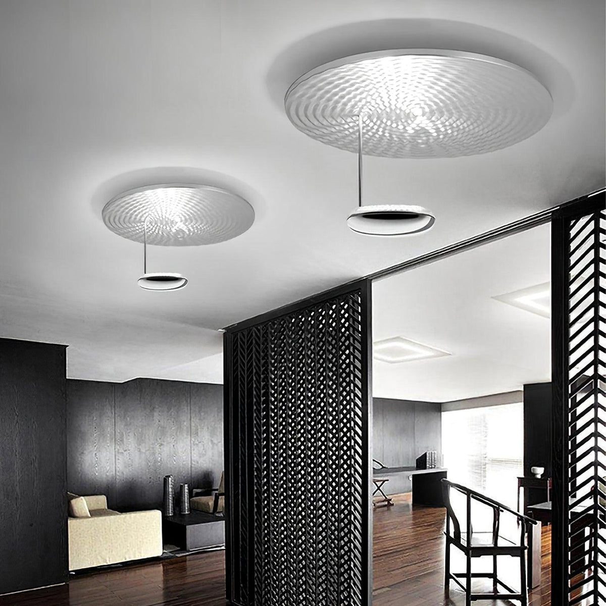 Delmora Acrylic Ceiling Light-Moonnatur