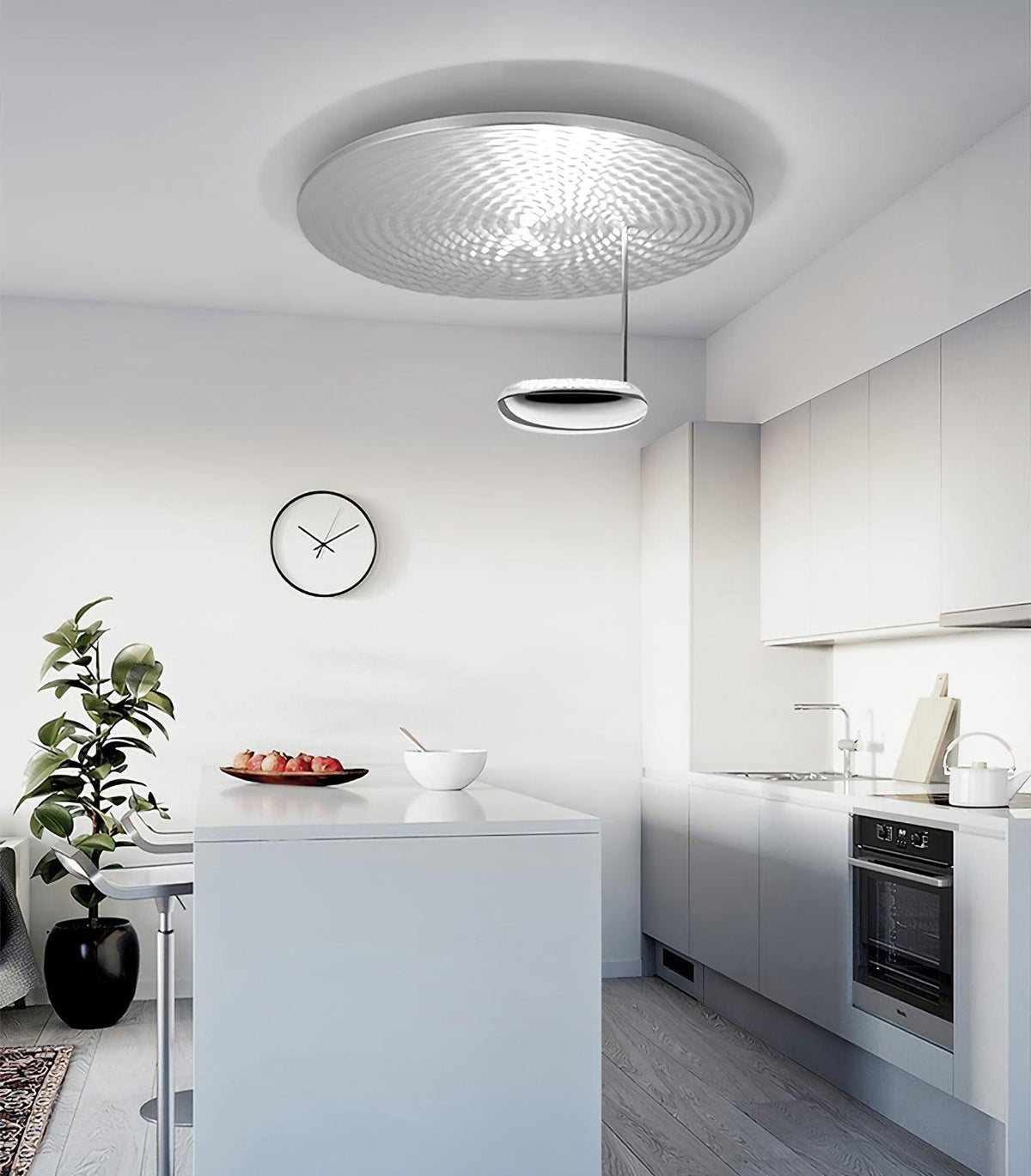 Delmora Acrylic Ceiling Light-Moonnatur
