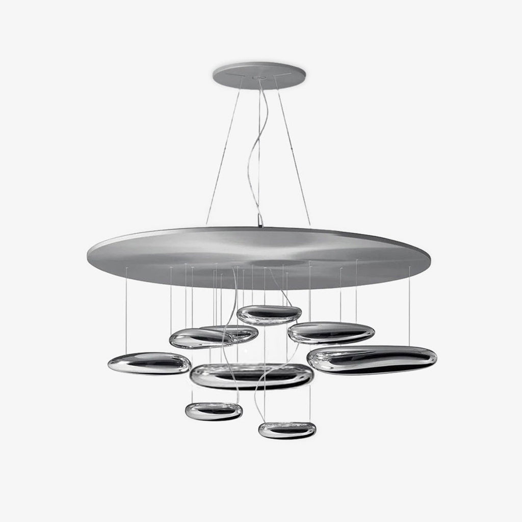 Garrowis Aluminium Chandelier-Moonnatur