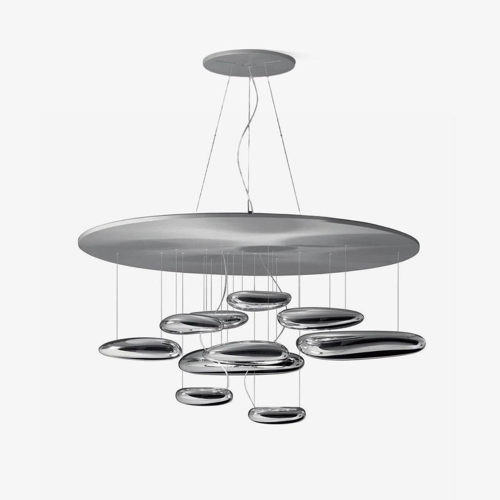 Garrowis Aluminium Chandelier-Moonnatur