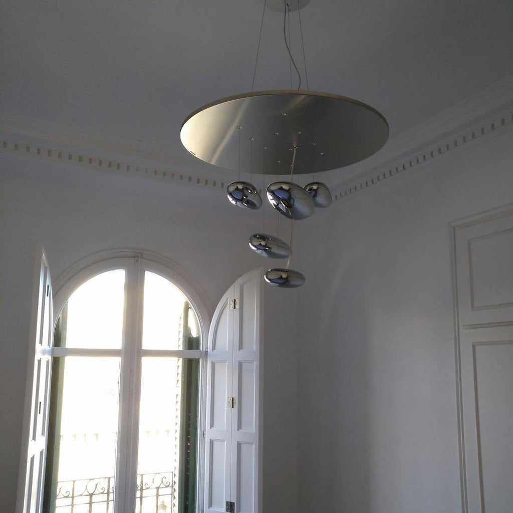Garrowis Aluminium Chandelier-Moonnatur