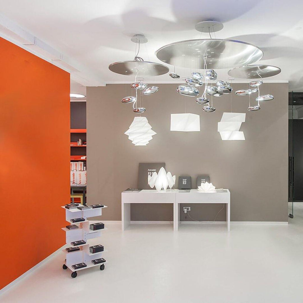 Garrowis Aluminium Chandelier-Moonnatur