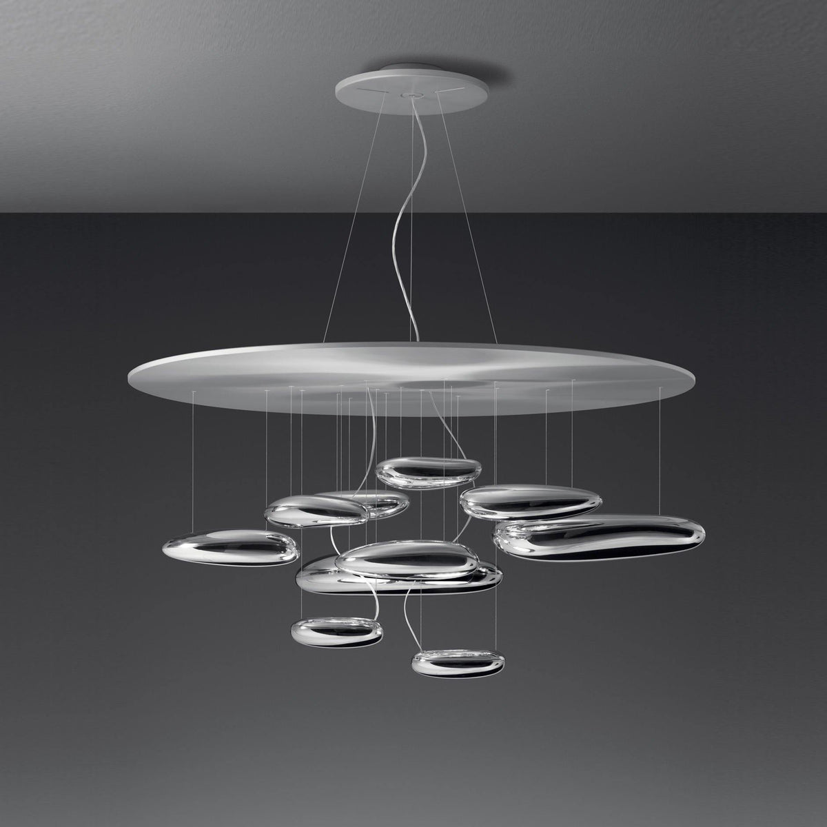 Garrowis Aluminium Chandelier-Moonnatur