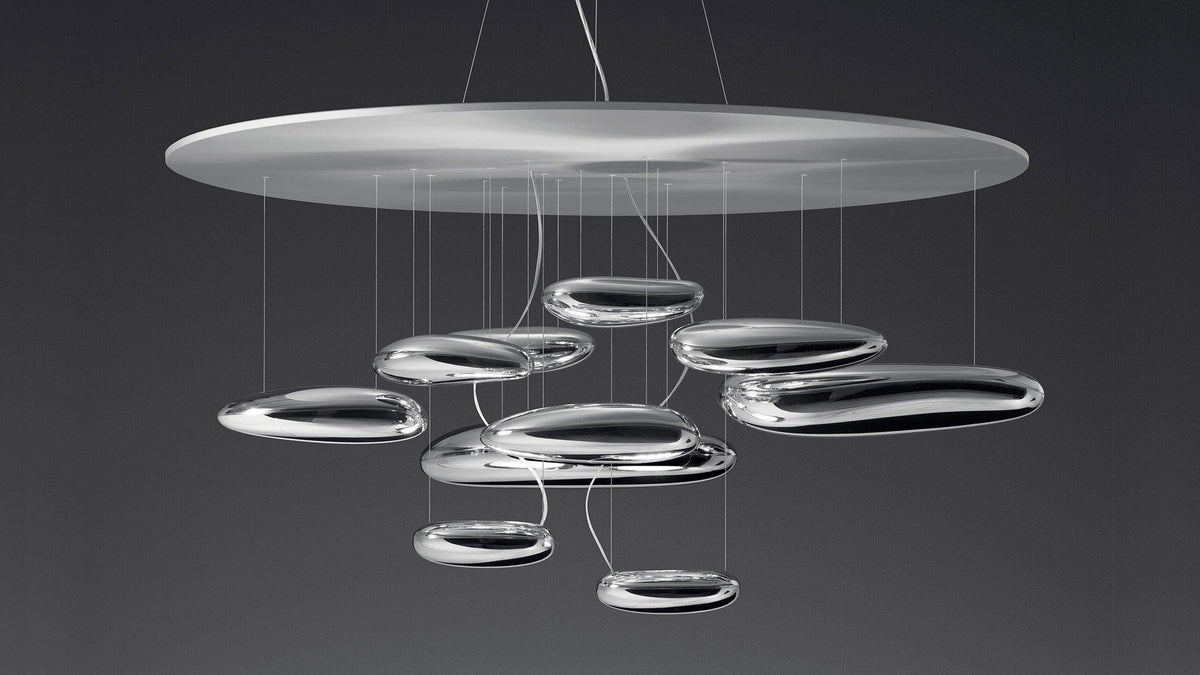 Garrowis Aluminium Chandelier-Moonnatur