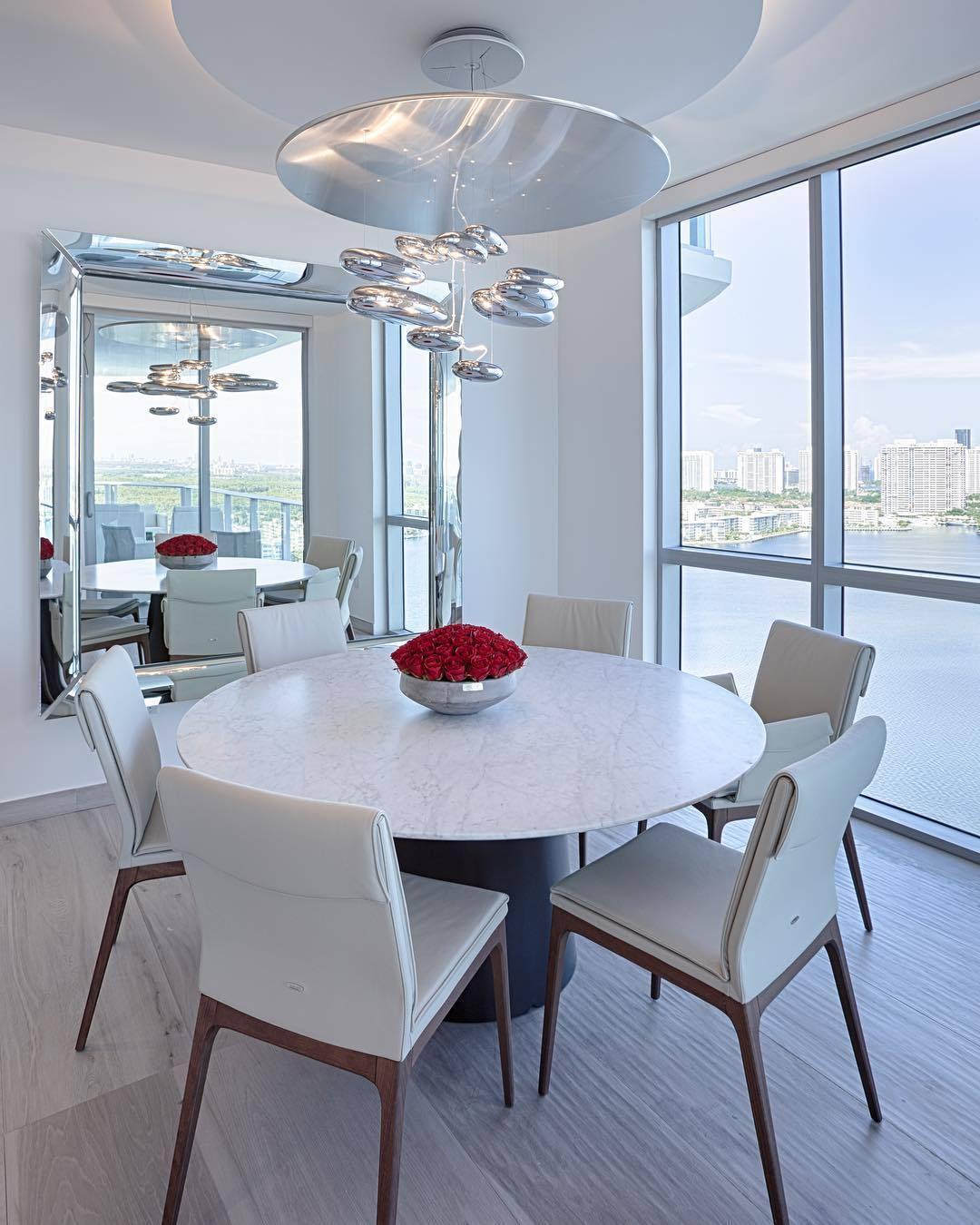 Garrowis Aluminium Chandelier-Moonnatur