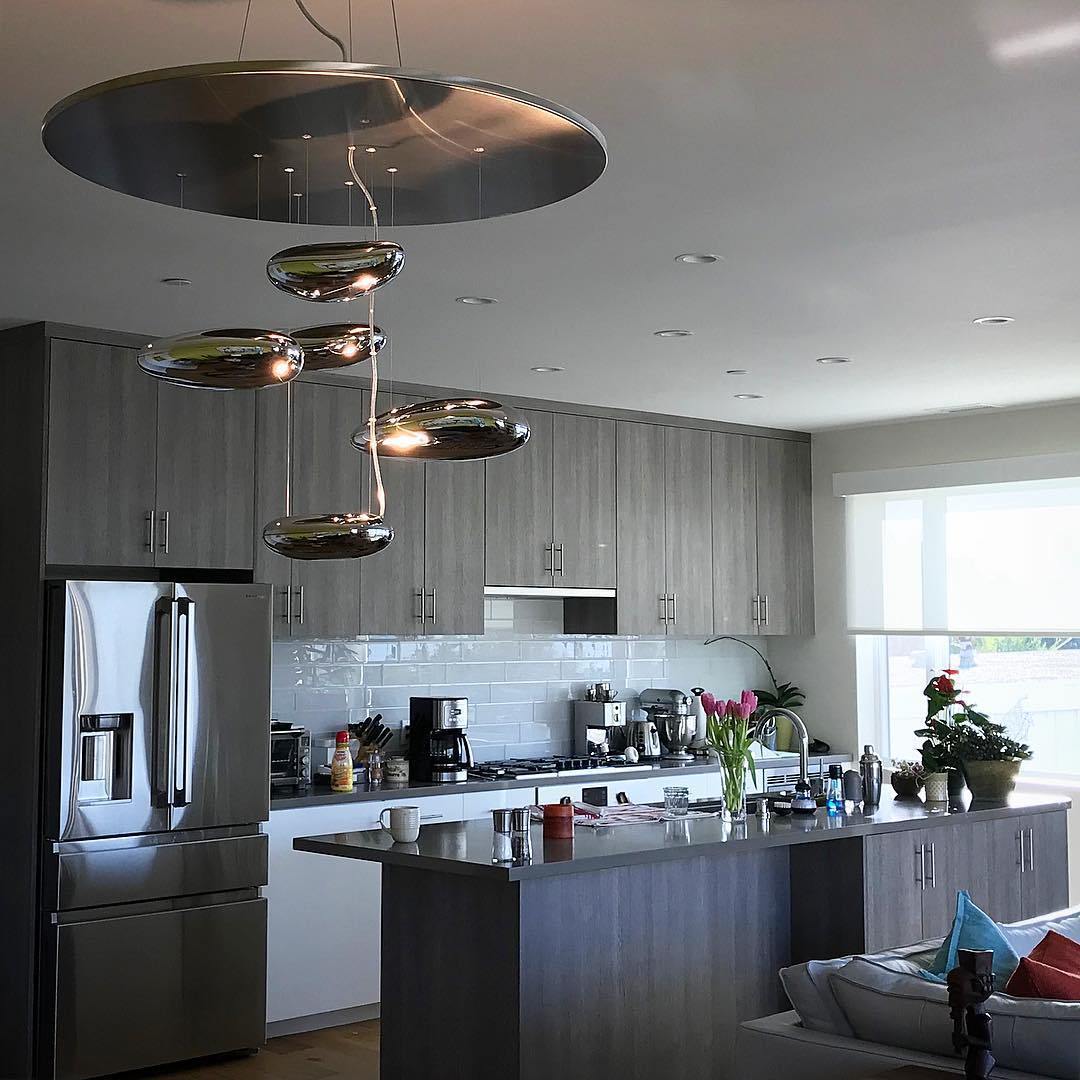Garrowis Aluminium Chandelier-Moonnatur