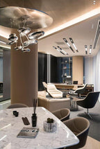 Garrowis Aluminium Chandelier-Moonnatur