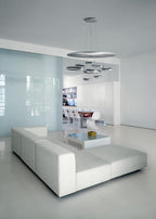Garrowis Aluminium Chandelier-Moonnatur