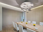 Garrowis Aluminium Chandelier-Moonnatur