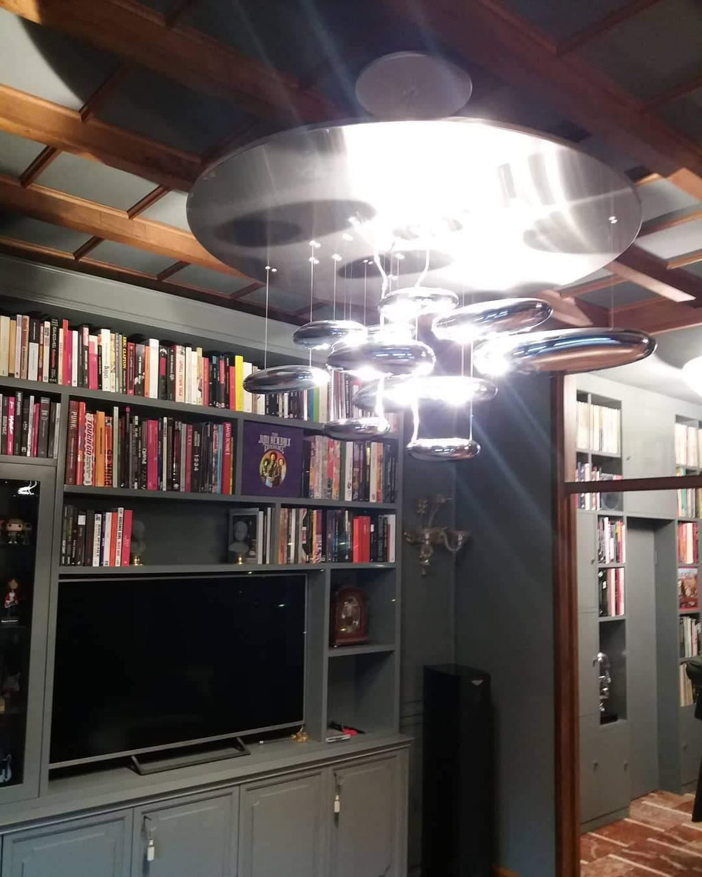 Garrowis Aluminium Chandelier-Moonnatur
