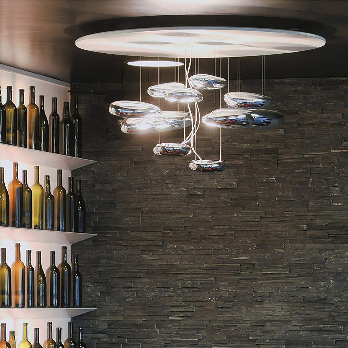 Jorrenenna Aluminium Ceiling Light-Moonnatur