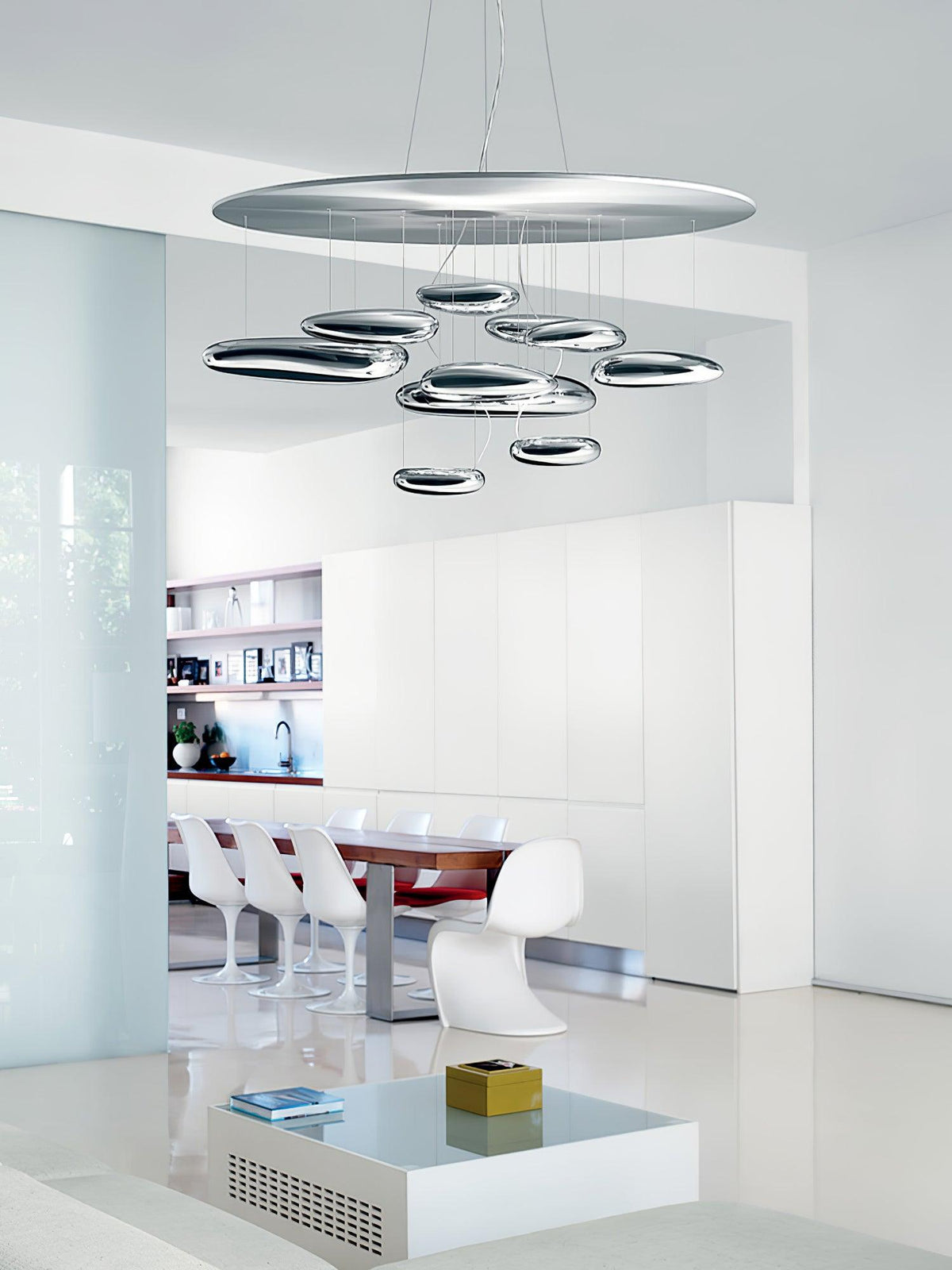 Garrowis Aluminium Chandelier-Moonnatur