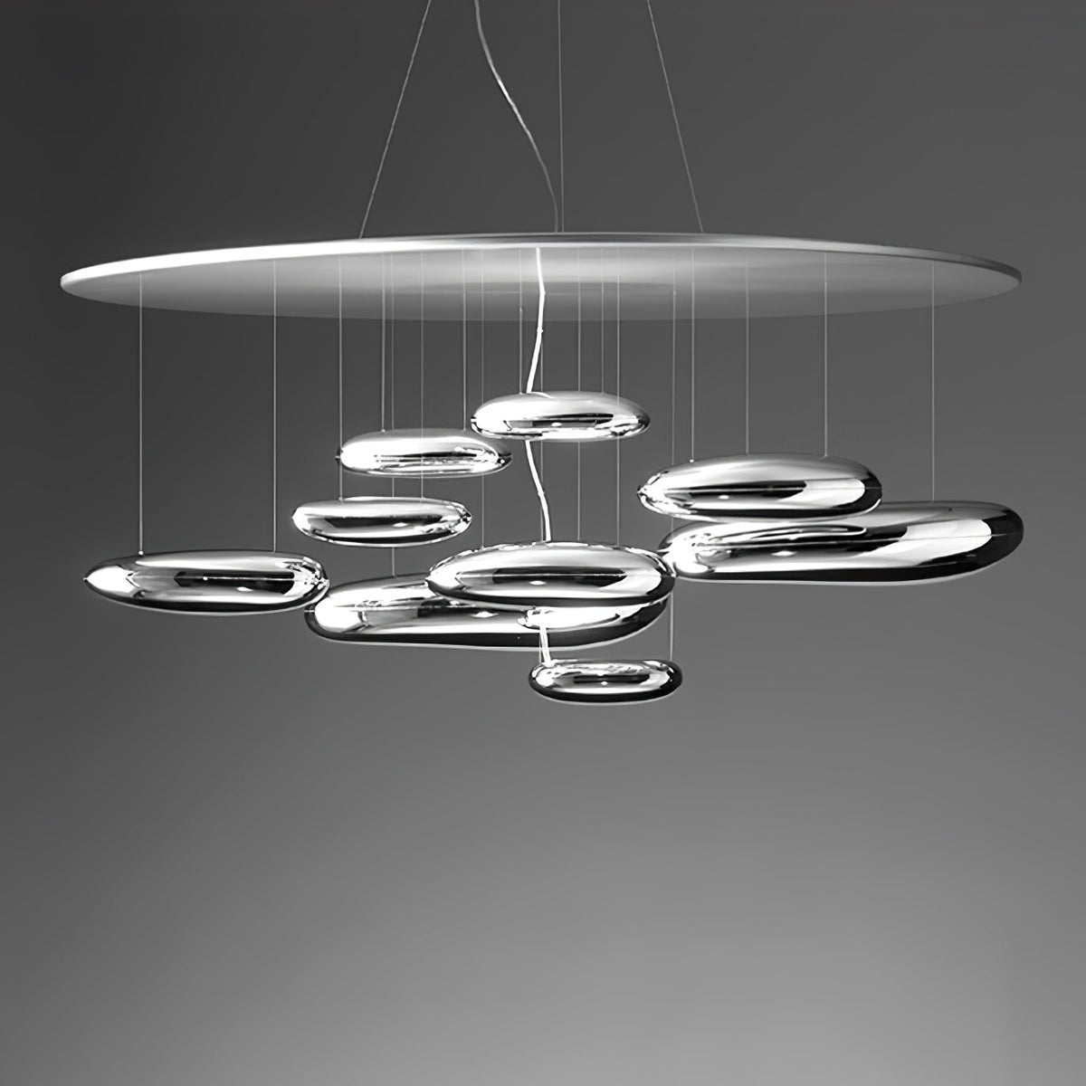 Garrowis Aluminium Chandelier-Moonnatur