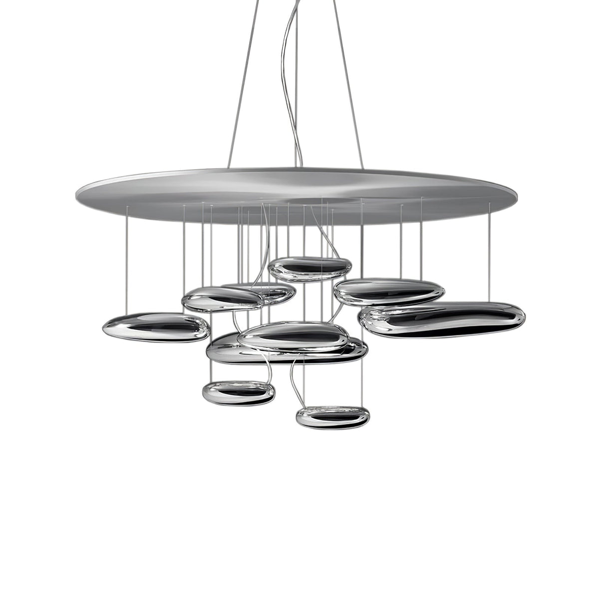 Garrowis Aluminium Chandelier-Moonnatur