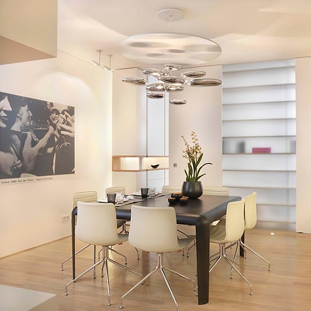 Garrowis Aluminium Chandelier-Moonnatur