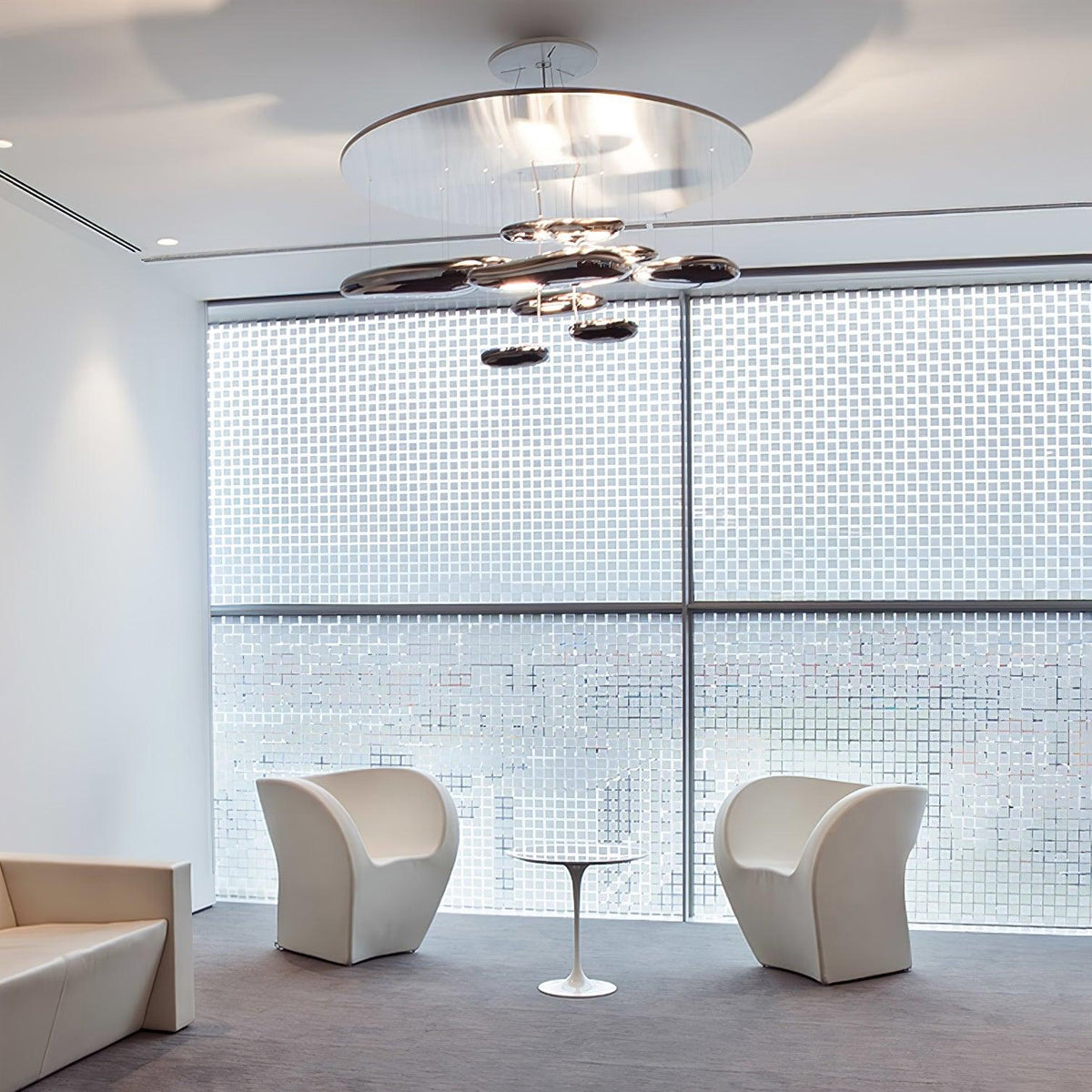 Garrowis Aluminium Chandelier-Moonnatur
