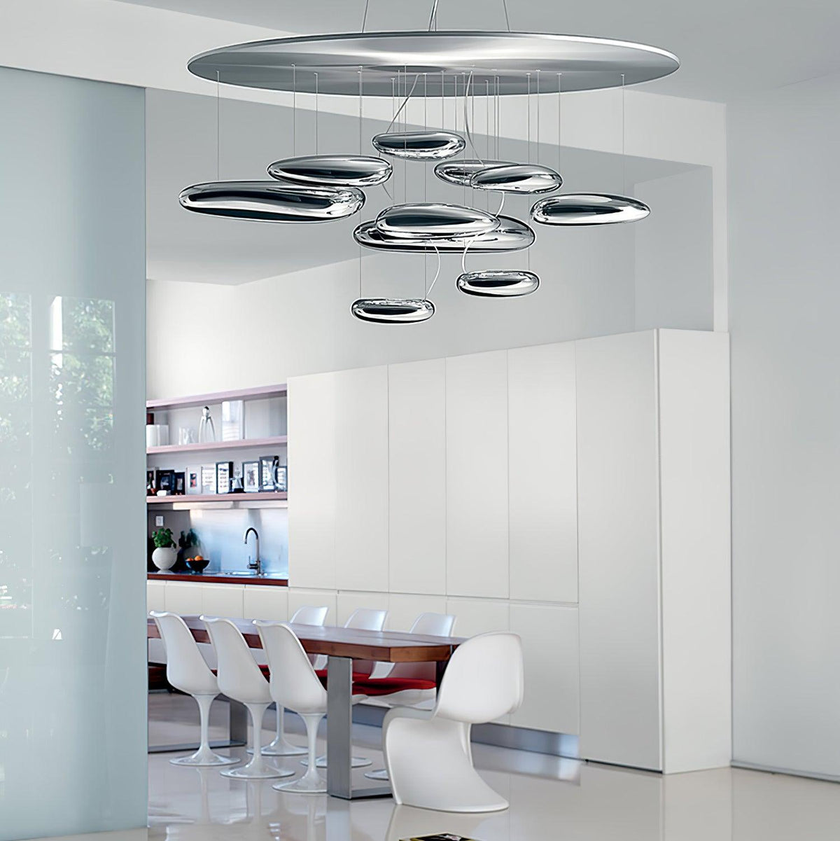 Garrowis Aluminium Chandelier-Moonnatur