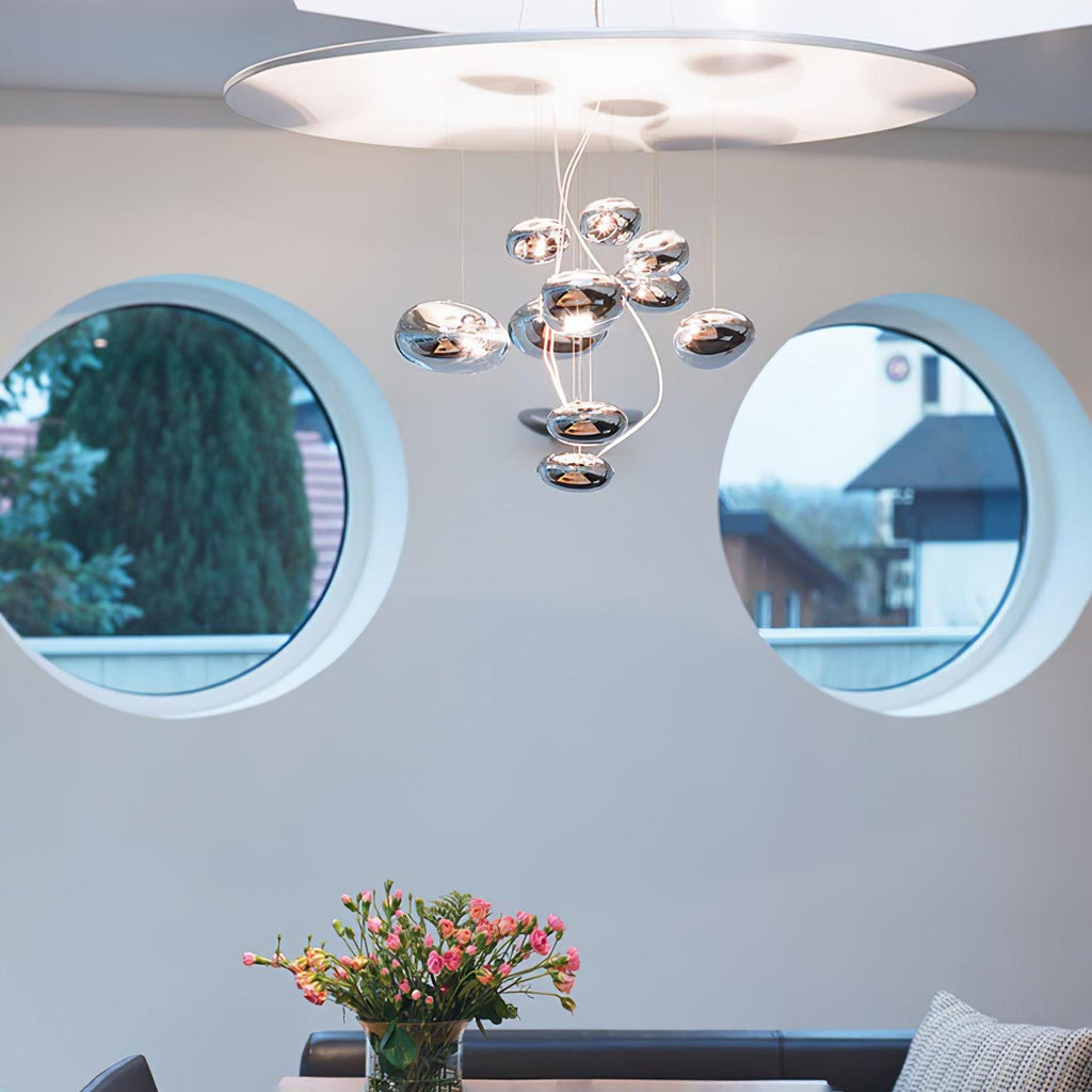 Garrowis Aluminium Chandelier-Moonnatur