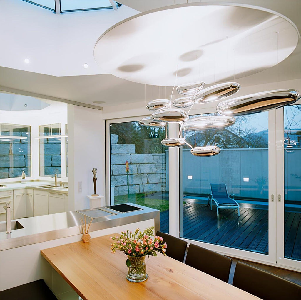 Garrowis Aluminium Chandelier-Moonnatur
