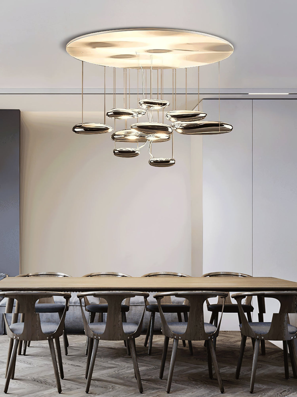 Jorrenenna Aluminium Ceiling Light-Moonnatur