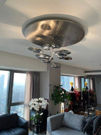 Jorrenenna Aluminium Ceiling Light-Moonnatur