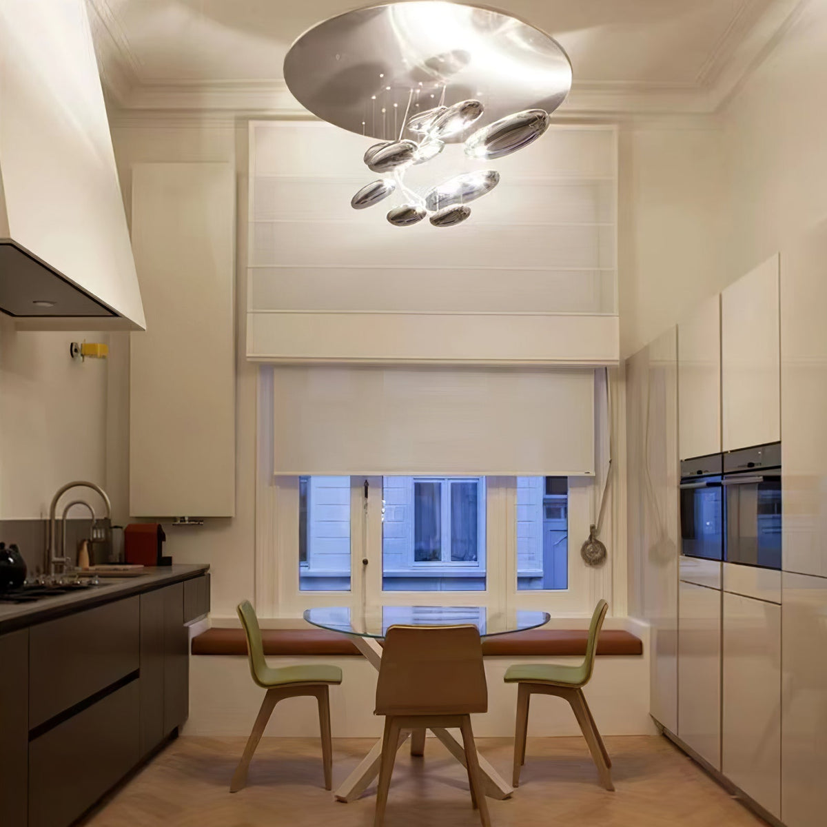 Jorrenenna Aluminium Ceiling Light-Moonnatur